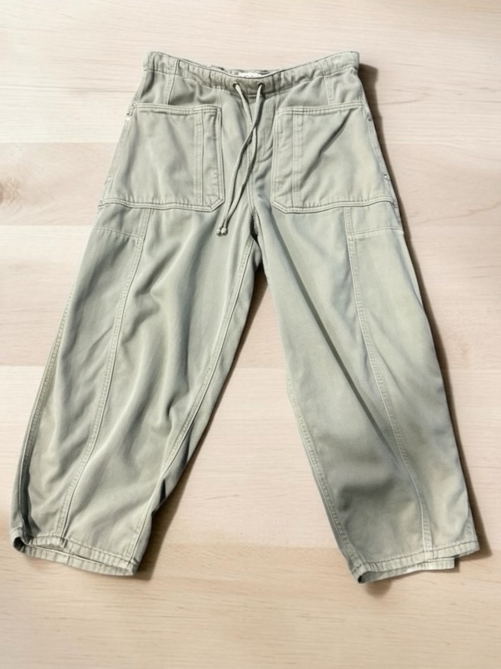 We The Free Moxie Barrel Pants - Sage Medium EUC